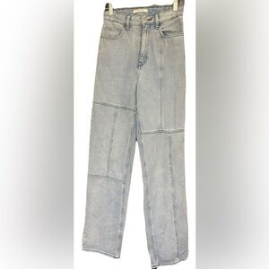 PacSun Light Blue Paneled Boyfriend Jeans